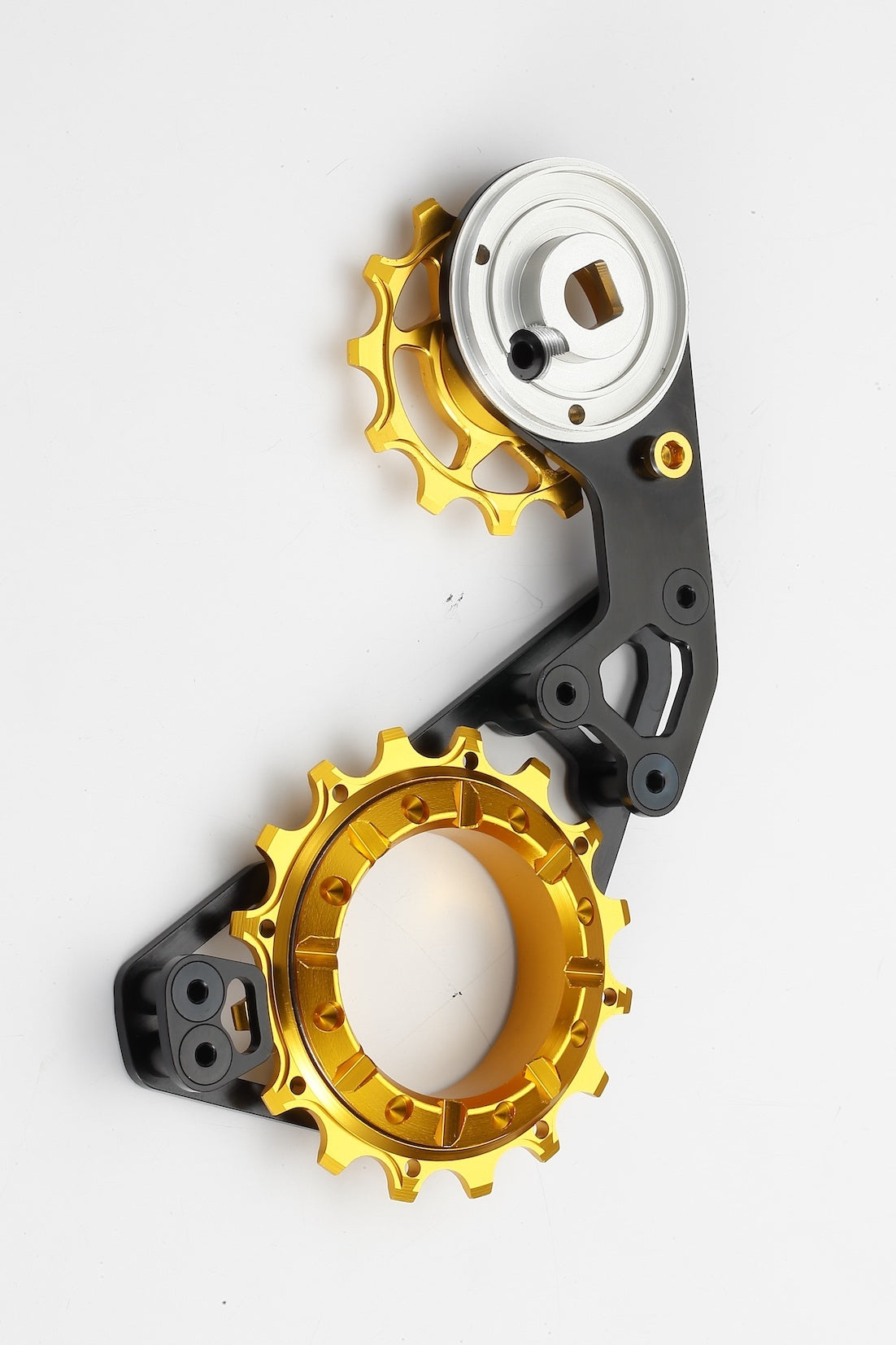 Gearoop 鈦合金中空蟲洞加大波腳導輪臂 Wormhole OSPW (正負齒設計)