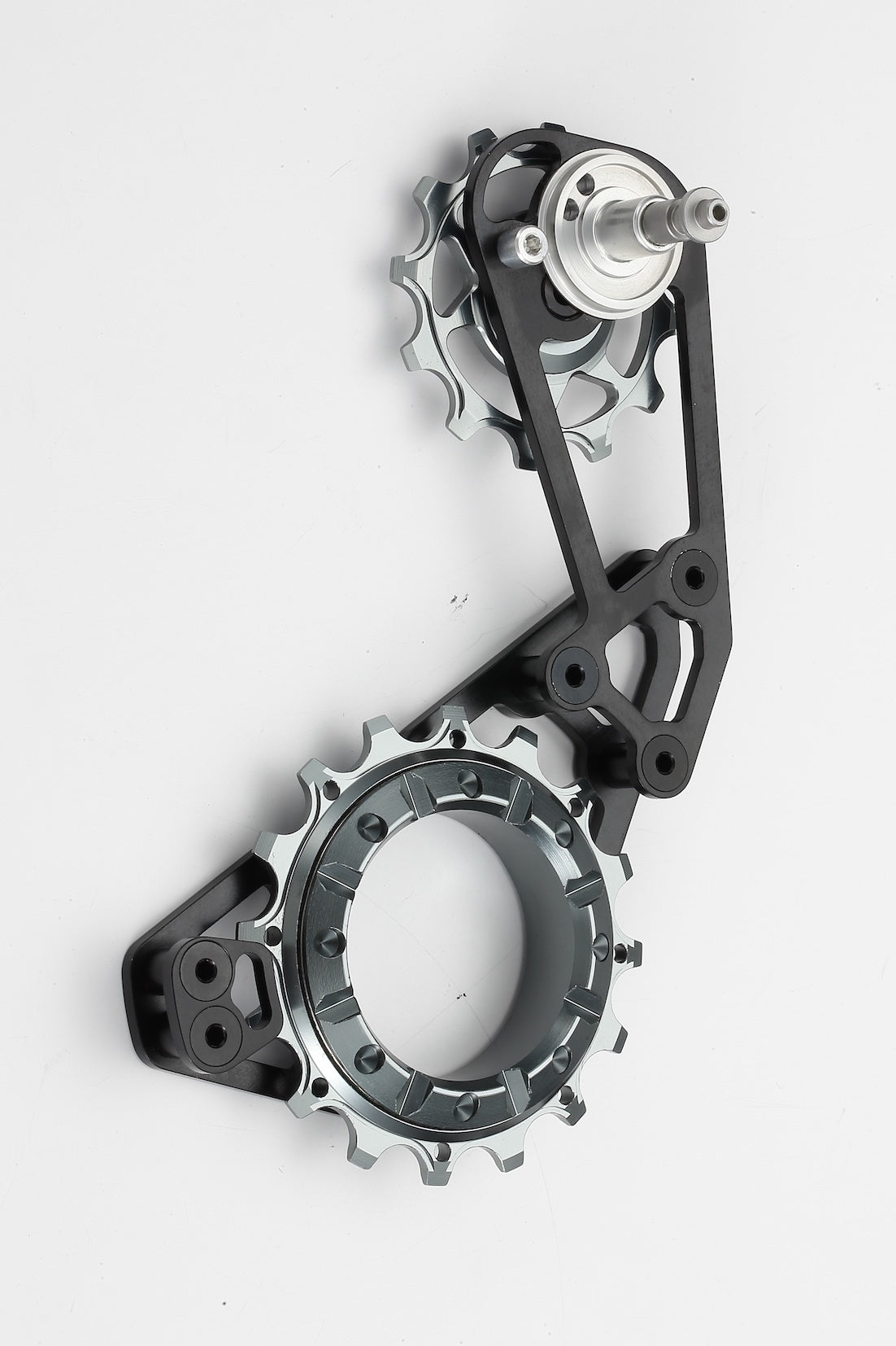 Gearoop 鈦合金中空蟲洞加大波腳導輪臂 Wormhole OSPW (正負齒設計)