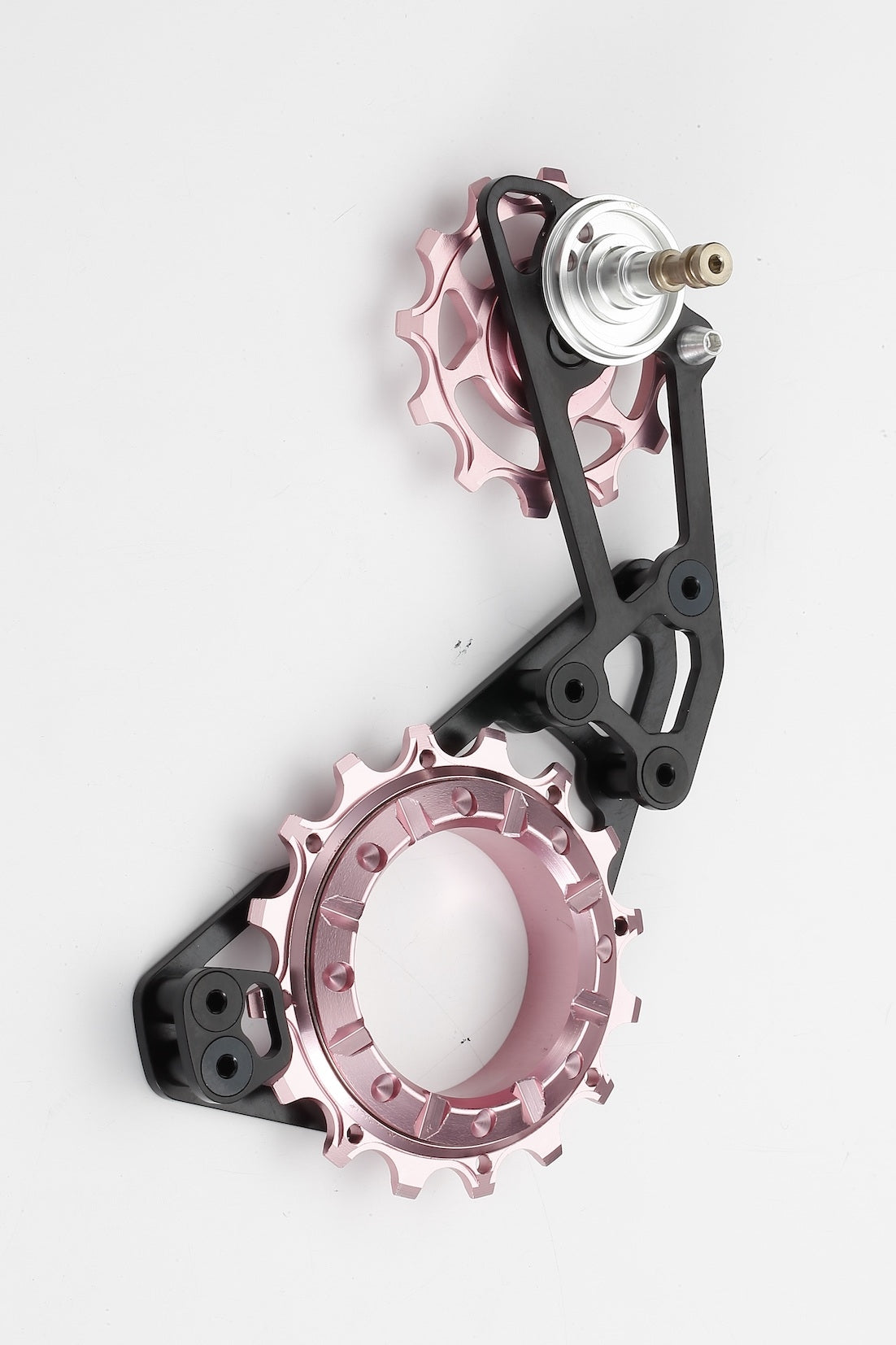 Gearoop 鈦合金中空蟲洞加大波腳導輪臂 Wormhole OSPW (正負齒設計)