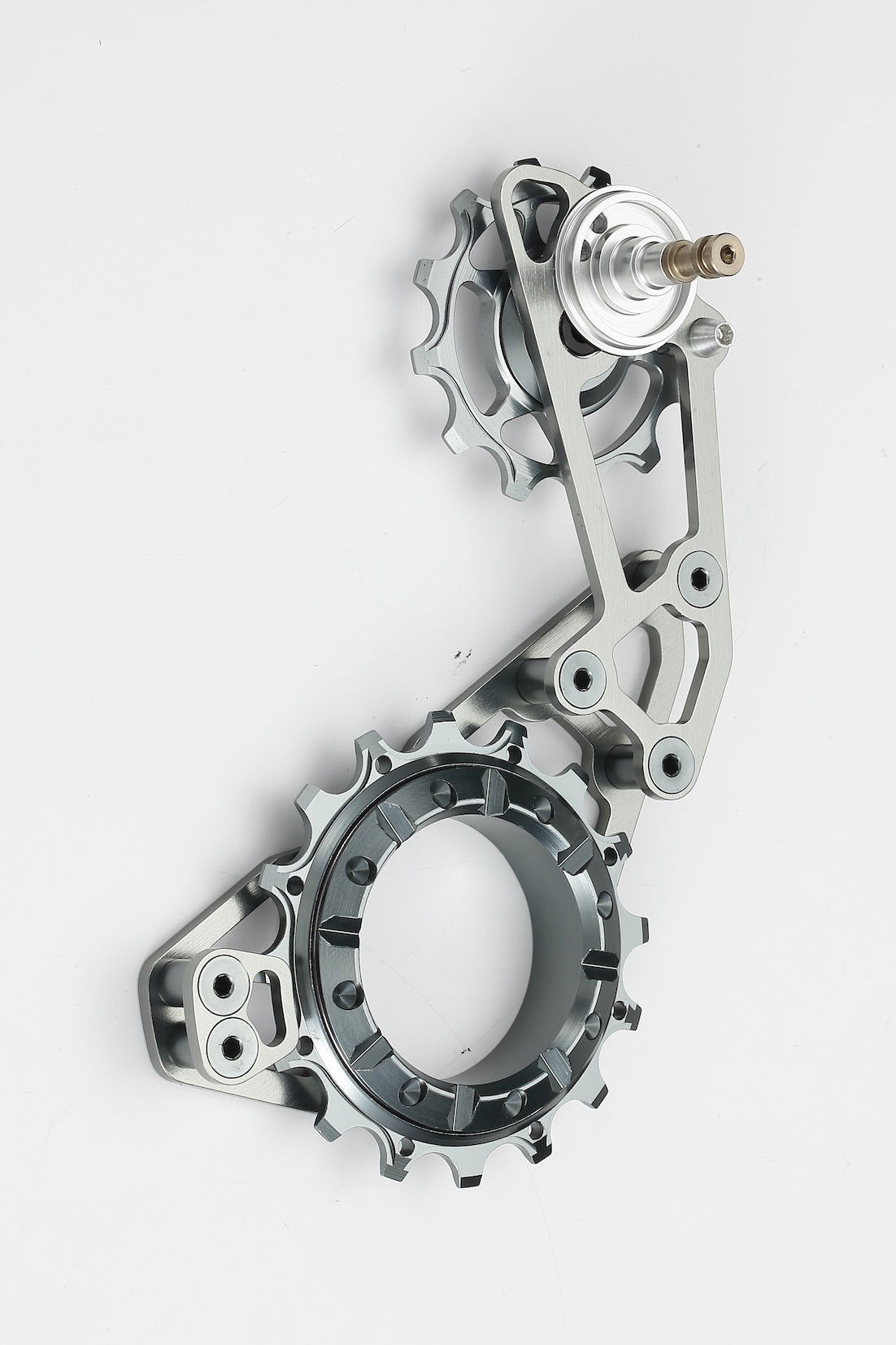 Gearoop 鈦合金中空蟲洞加大波腳導輪臂 Wormhole OSPW (正負齒設計)