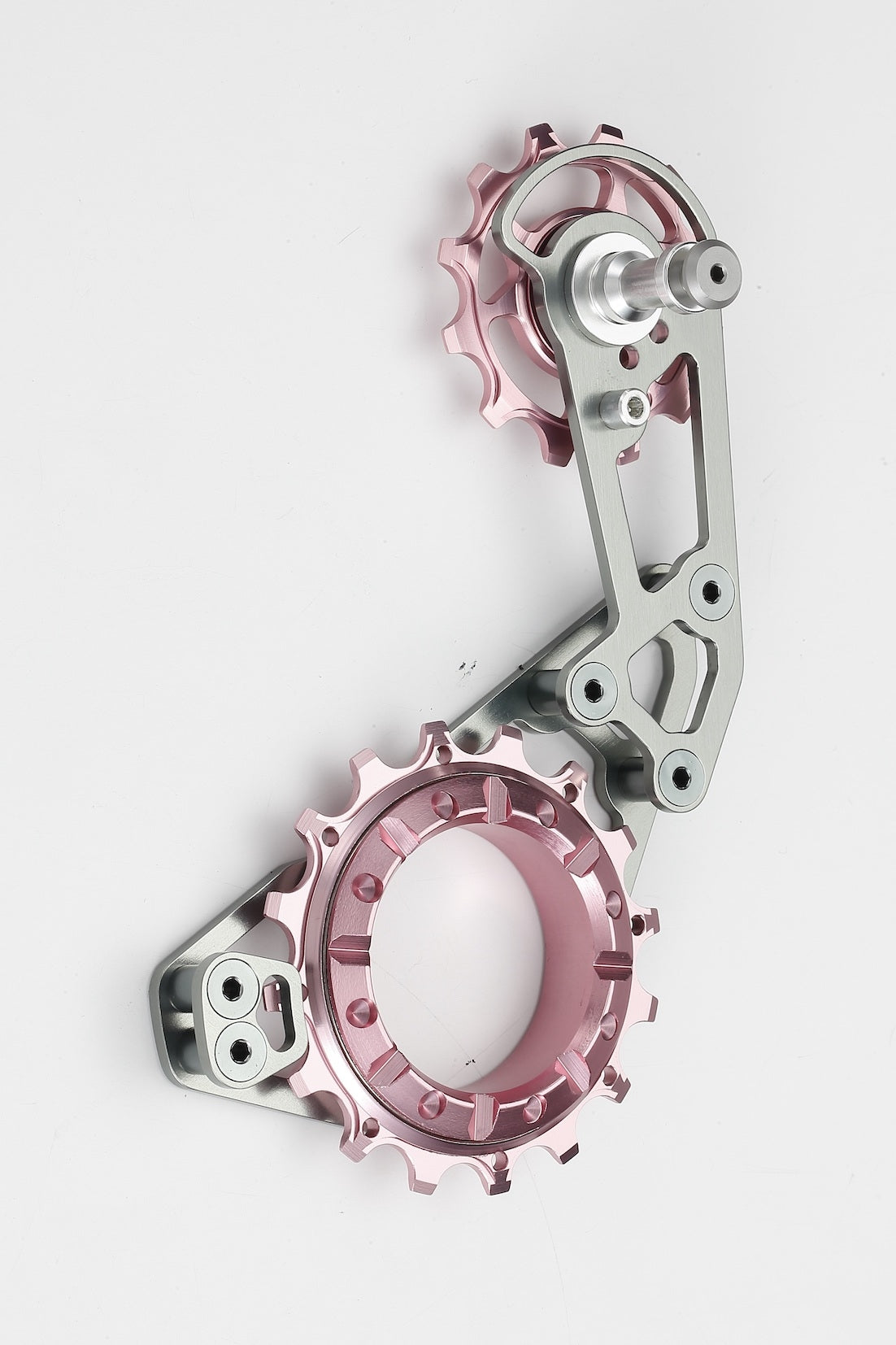 Gearoop 鈦合金中空蟲洞加大波腳導輪臂 Wormhole OSPW (正負齒設計)